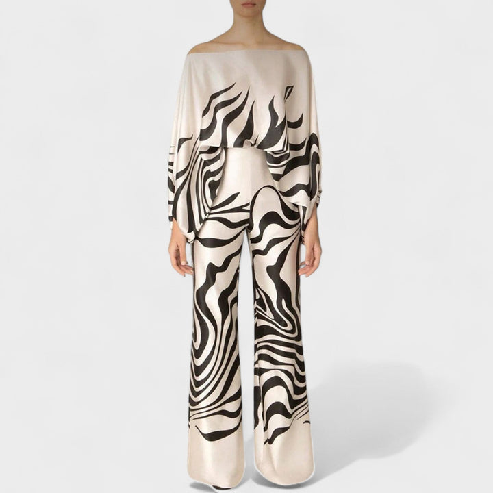 Vivi Women's Midi Set | Bold Print, Flattering Silhouette 5