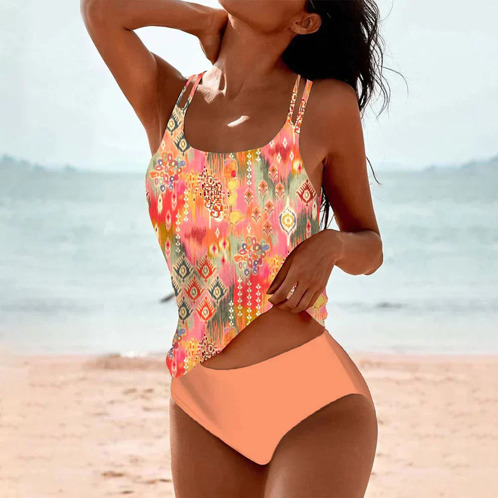 Wendy Women's Tankini Set | Scoop Neck, High-Waisted 1