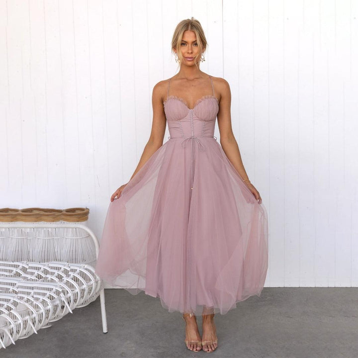 Women’s Formal Maxi Dress – Draped Silhouette for Events and Parties