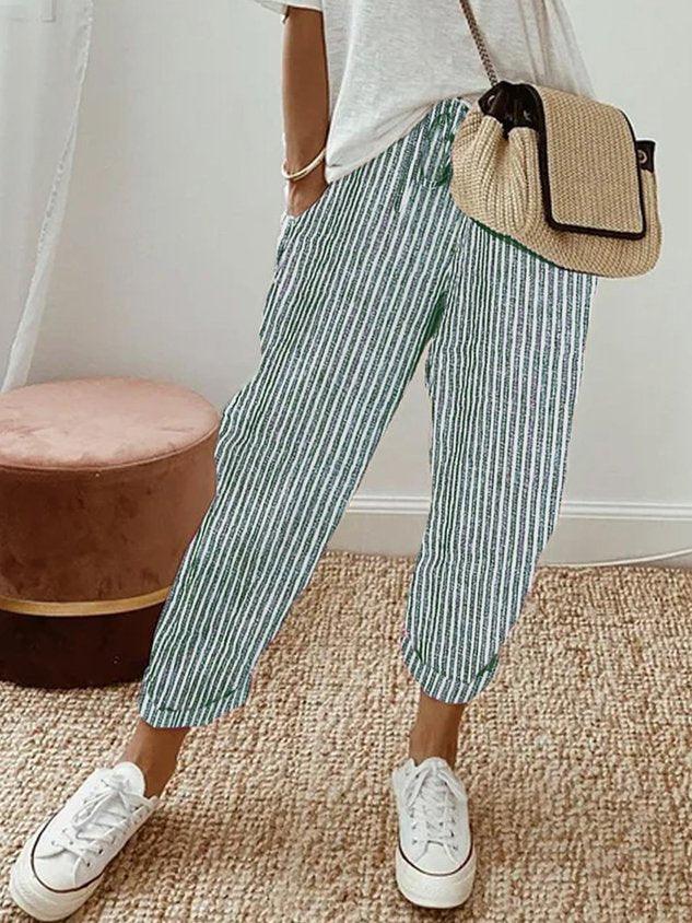 Grace | Women’s Relaxed Casual Trousers with Drawstring Waist