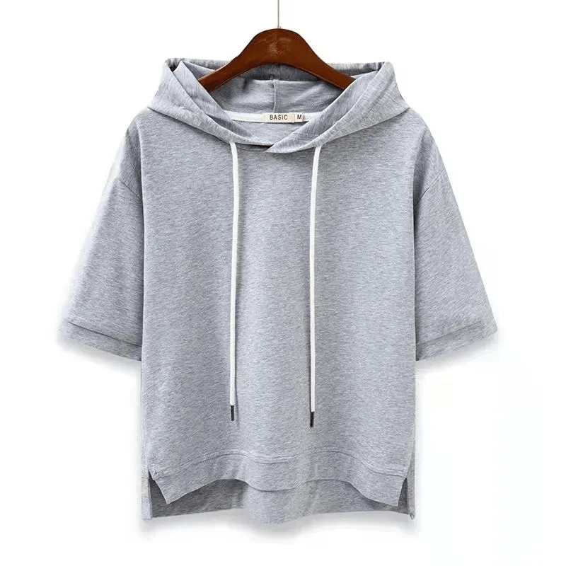 Allegra | Women’s Short Sleeve Drawstring Hoodie