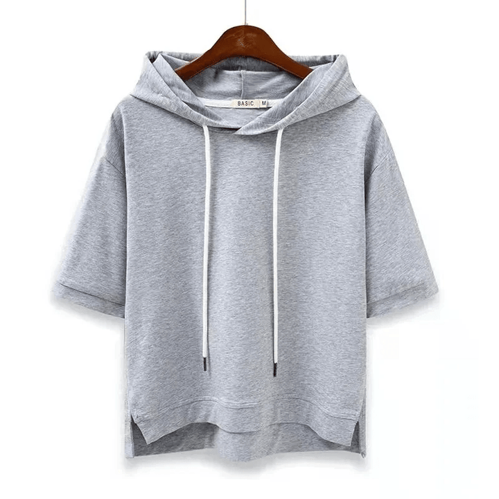 Allegra | Women’s Short Sleeve Drawstring Hoodie