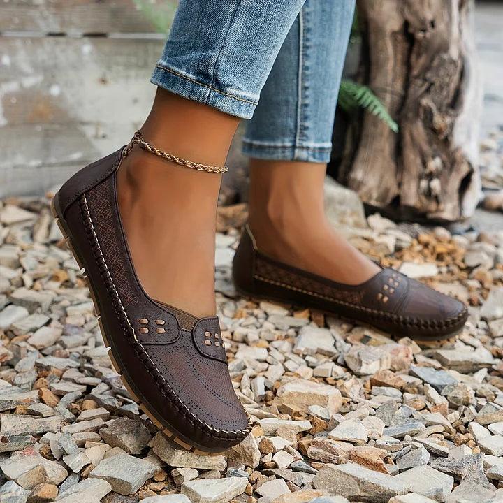 Paulette | Women's Cutout Detail Slip-On Shoes