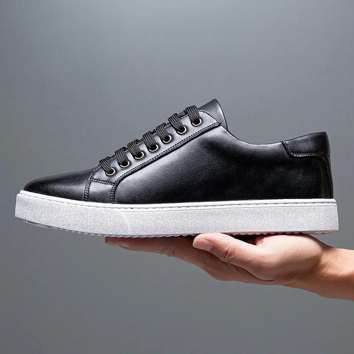 Edward | Formal Leather Men's Trainers with Lace-Up Design