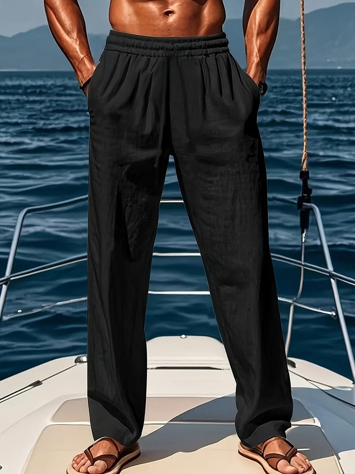 Louis | Men’s Relaxed Trousers with Drawstring Waist