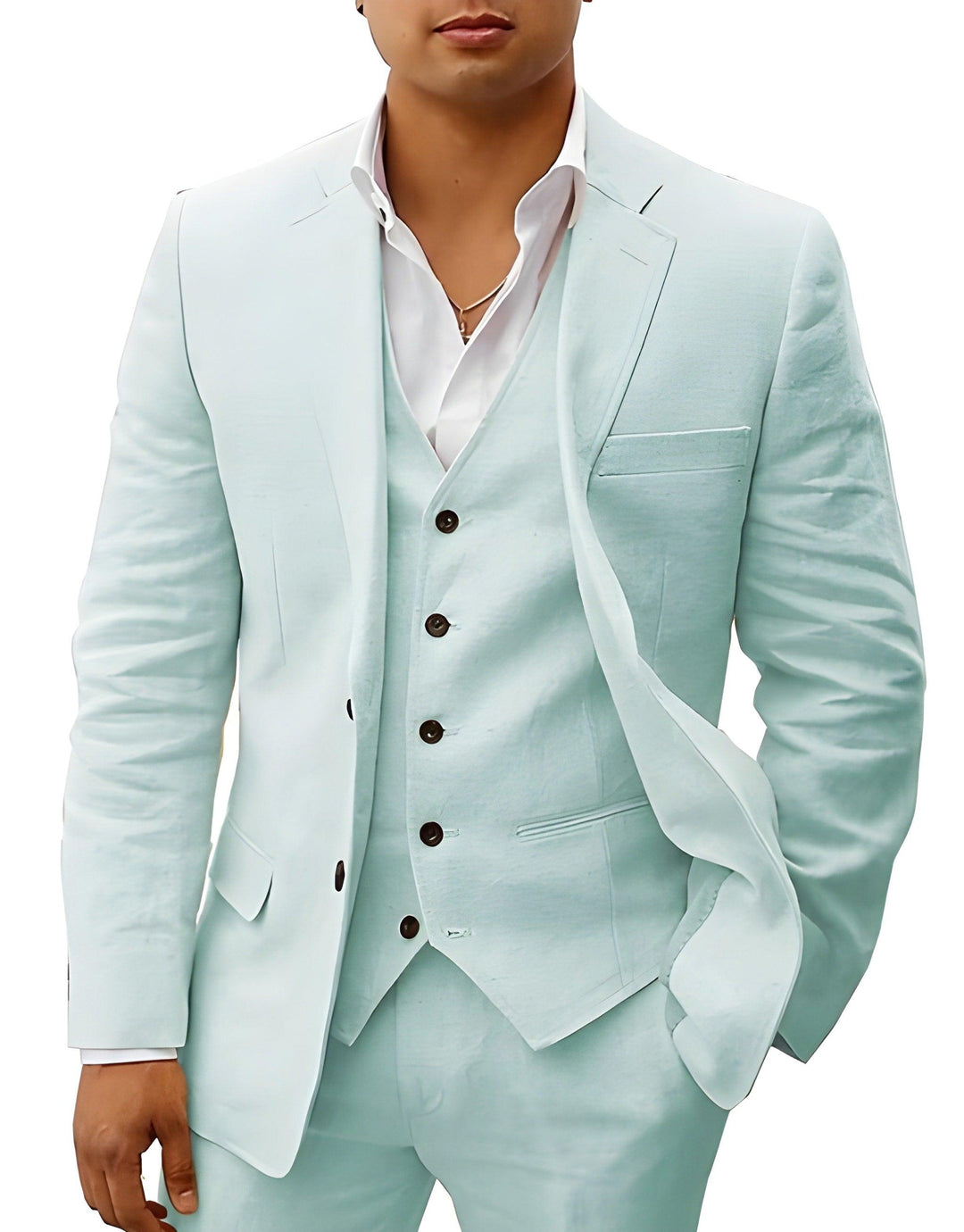 Otis | Men’s Classic Three-Piece Suit with Matching Waistcoat