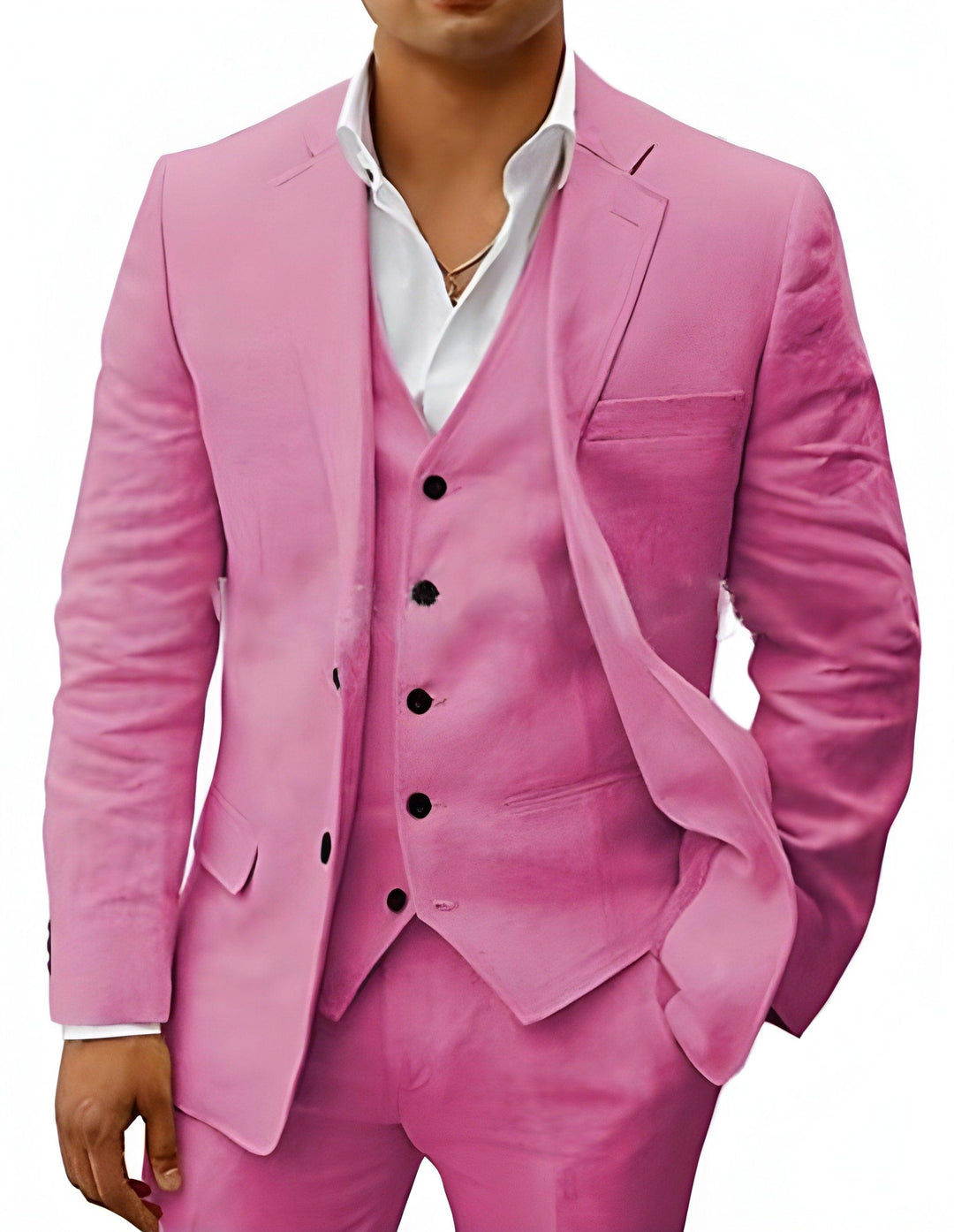 Otis | Men’s Classic Three-Piece Suit with Matching Waistcoat