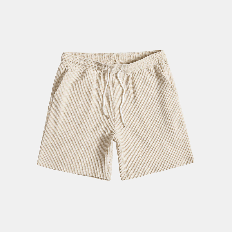 Tommy | Men’s Casual Button-Up Shirt Shorts Two Piece Set with Drawstring