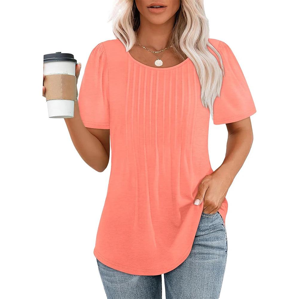 Sienna | Women's Short Sleeve Round Neck Top