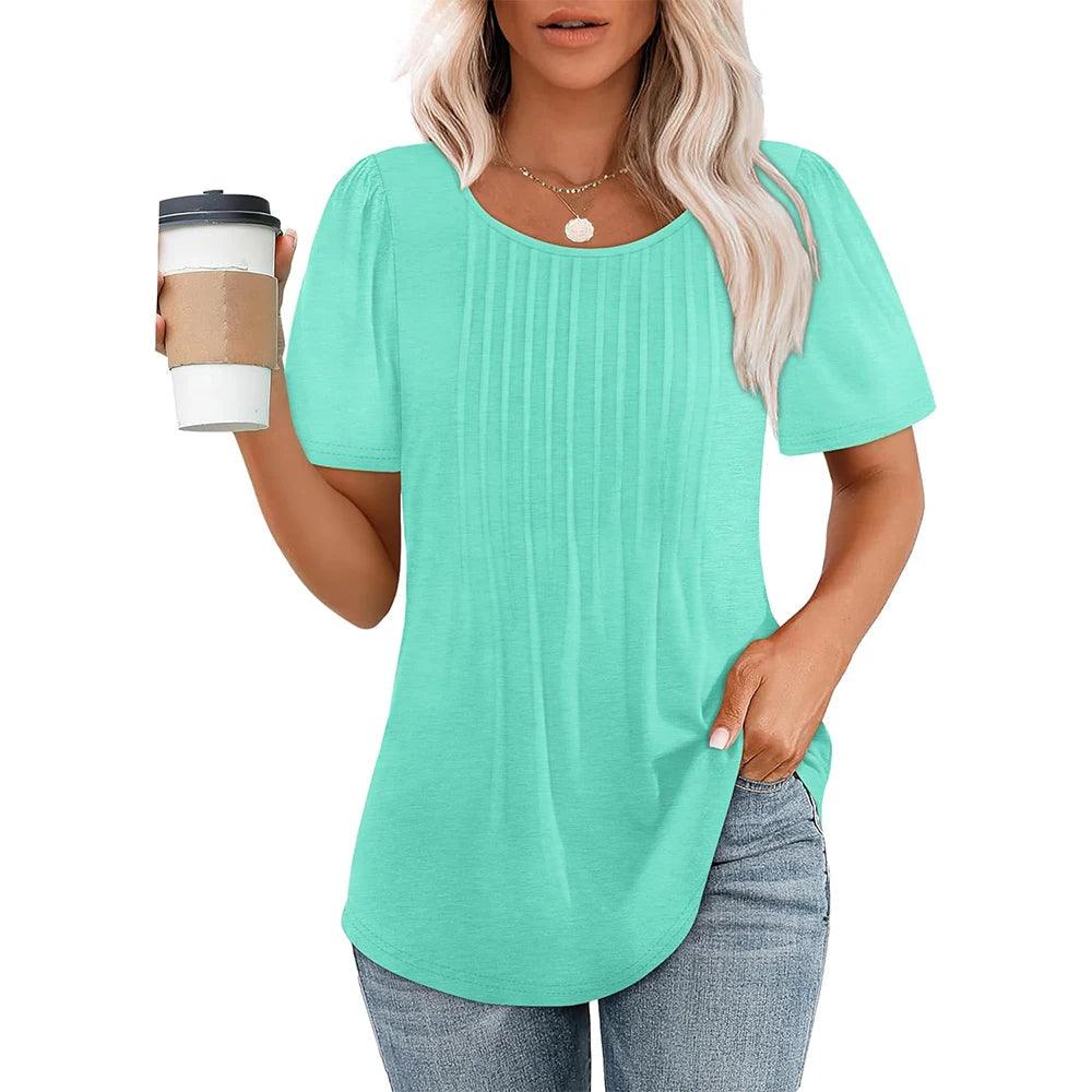 Sienna | Women's Short Sleeve Round Neck Top