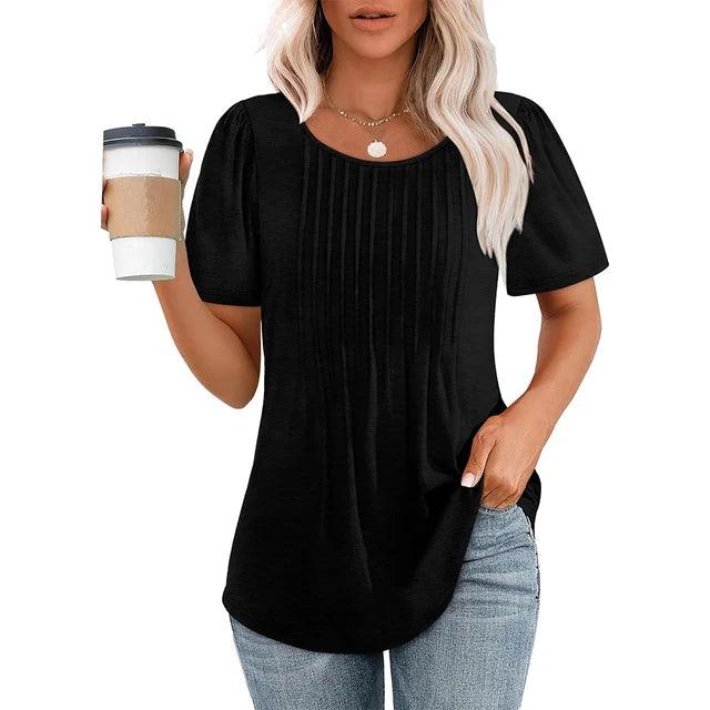 Sienna | Women's Short Sleeve Round Neck Top