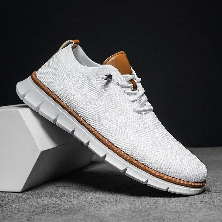 Cormac | Men’s Summer Breathable Knit Trainers with Chunky Sole